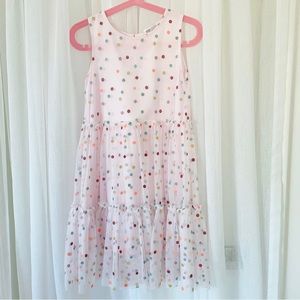 H&M dots printed tiered girl dress
